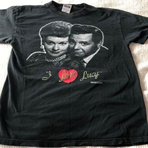 I love Lucy ‼️ vintage 90s tultex tag size large black short sleeve tee